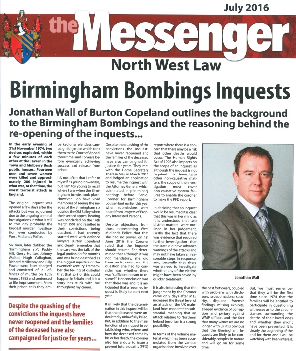 jonathan wall the messenger article